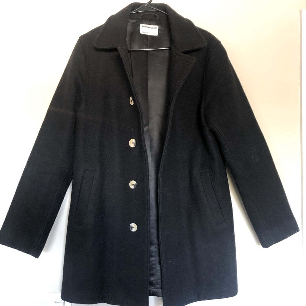 American apparel wool pea coat
